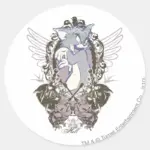 Tom Cat Outa Hell Classic Round Sticker