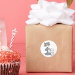 Tom Confused Classic Round Sticker