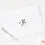 Tom Sleepy Cat Classic Round Sticker