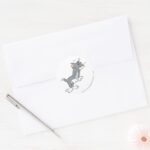 Tom Steamed Classic Round Sticker