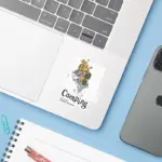 Tom Jerry Camping Sticker