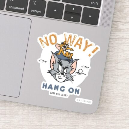 Tom Jerry Golfing No Way Sticker
