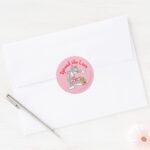 Tom Jerry Painting Valentine Hearts Classic Round Sticker