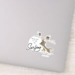 Tom Jerry Its Time For Surfing Sticker
