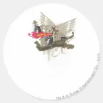 Tom And Jerry Custome Wheels Classic Round Sticker