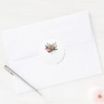 Tom And Jerry Custome Wheels Classic Round Sticker