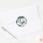 Tom And Jerry Grimey Classic Round Sticker