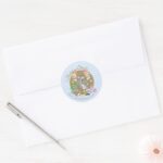 Tom And Jerry Holiday Cheer Classic Round Sticker