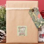 Tom And Jerry Pink And Green Square Sticker