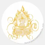 Tom And Jerry Road Trip Classic Round Sticker