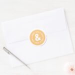 Tom And Jerry Round Logo 5 Classic Round Sticker