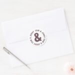 Tom And Jerry Round Logo 8 Classic Round Sticker