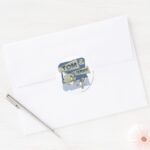 Tom And Jerry Scaredey Mouse Classic Round Sticker