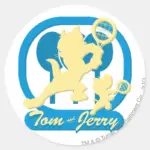 Tom And Jerry Tennis Stars 3 Classic Round Sticker
