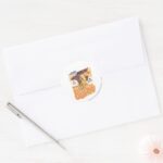 Tom And Jerry The Cats Me Ouch Classic Round Sticker