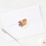 Tom And Jerry Tom Foolery Classic Round Sticker