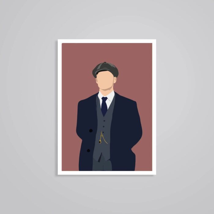 Tommy Shelby Minimalist TV Shows Stickers