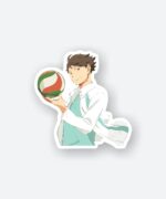 Toru Oikawa With Basketball Sticker