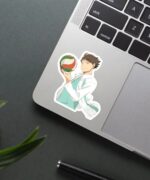 Toru Oikawa With Basketball Sticker