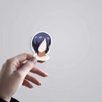 Touka Kirishima Minimalist Anime Stickers