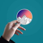 Towards The Hill Sticker