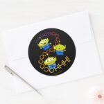 Toy Story 4 Aliens Ooooh Classic Round Sticker