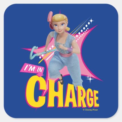 Toy Story 4 Bo Peep Im In Charge Square Sticker