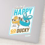 Toy Story 4 Feelin Happy Go Ducky Sticker