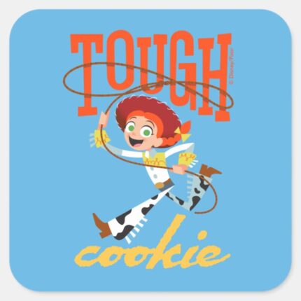Toy Story 4 Jessie Tough Cookie Square Sticker