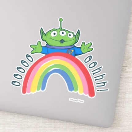 Toy Story Alien Rainbow Sticker