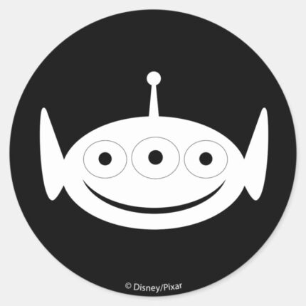 Toy Story Alien Pattern Classic Round Sticker