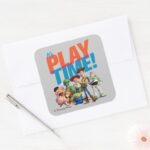 Toy Story Its Play Time Square Sticker