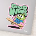 Toy Story Little Green Men Good Vibes Sticker
