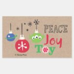 Toy Story Peace Joy Toy Rectangular Sticker
