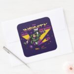 Toy Story Retro To Infinity And Beyond Buzz Square Sticker