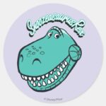 Toy Story Snoozeasaurus Rex Classic Round Sticker