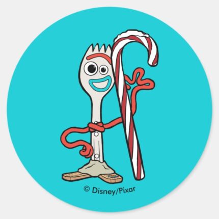 Toy Story Woodys Christmas Light Lasso Classic Round Sticker