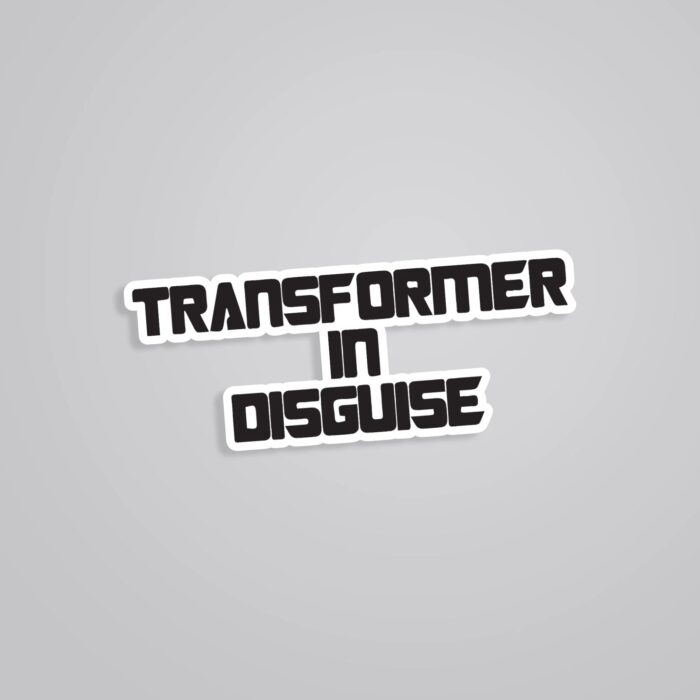 Transformer In Disguise Movies Stickers