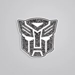 Transformers Logo Movies Stickers