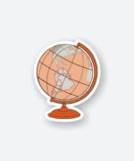 Travel Around The Globe Sticker