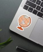 Travel Around The Globe Sticker
