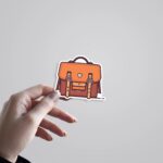 Travel Bag Travels Stickers