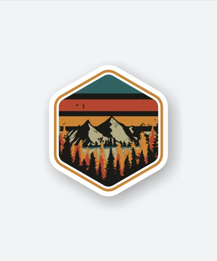 Travel Hiking Adventure Sticker