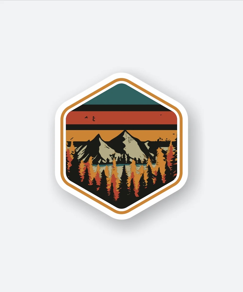 Travel Hiking Adventure Sticker