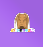 Travis Astro Sticker