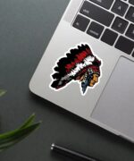 Trible American India Sticker