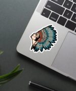 Trible Indian Women Sticker