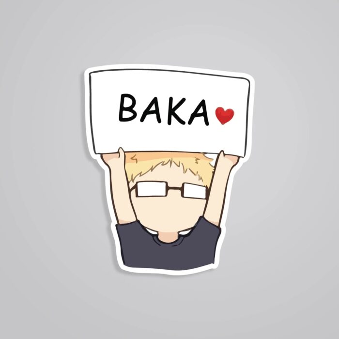Tsukishima Baka Anime Stickers