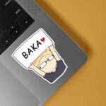 Tsukishima Baka Anime Stickers