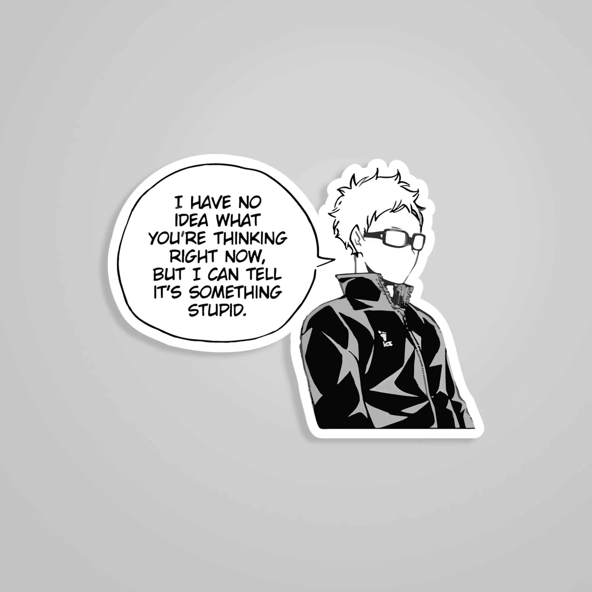 Tsukishimas Brutal Honesty Anime Stickers